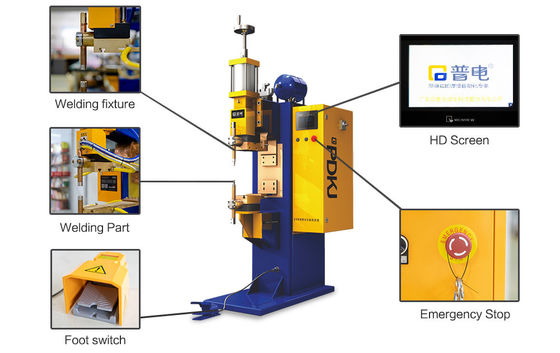CCC 450KVA Projection Welding Machine DTB Stainless Steel Spot Welder Metal Sheet